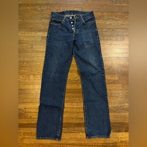 Vtg Y2K Jeans Levi’s 501 Size 29x34 Made In Colombia!! Actual Size 29x32